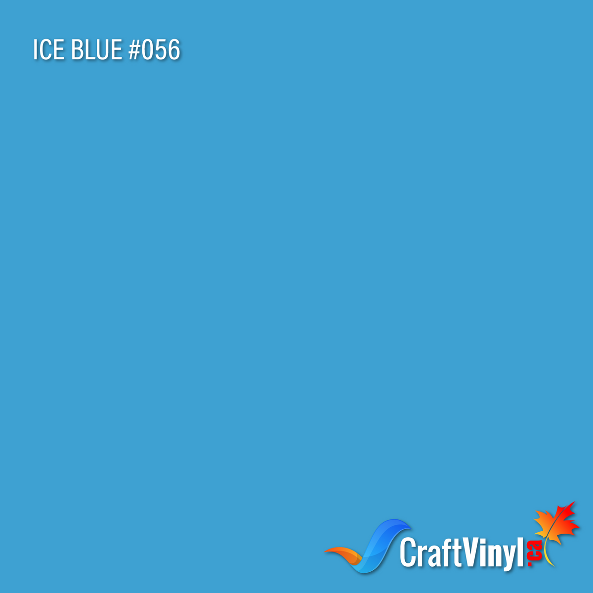 Vinyle brillant Oracal 651 Bleu Glace #056