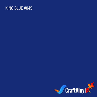 Vinyle Oracal 651 Brillant Bleu roi #049