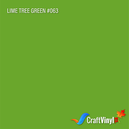 Oracal 651 Glossy Lime Tree Green Vinyl #063 sheets and rolls