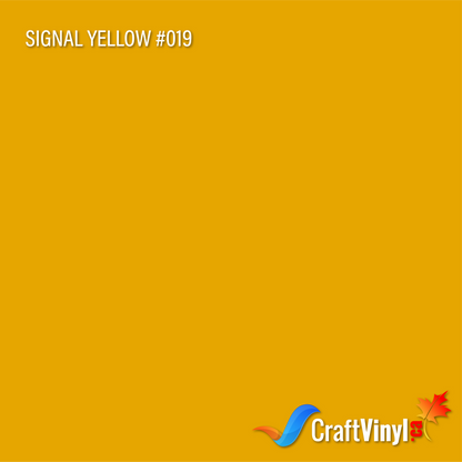 Oracal 651 Glossy Signal Yellow #019sheets and rolls