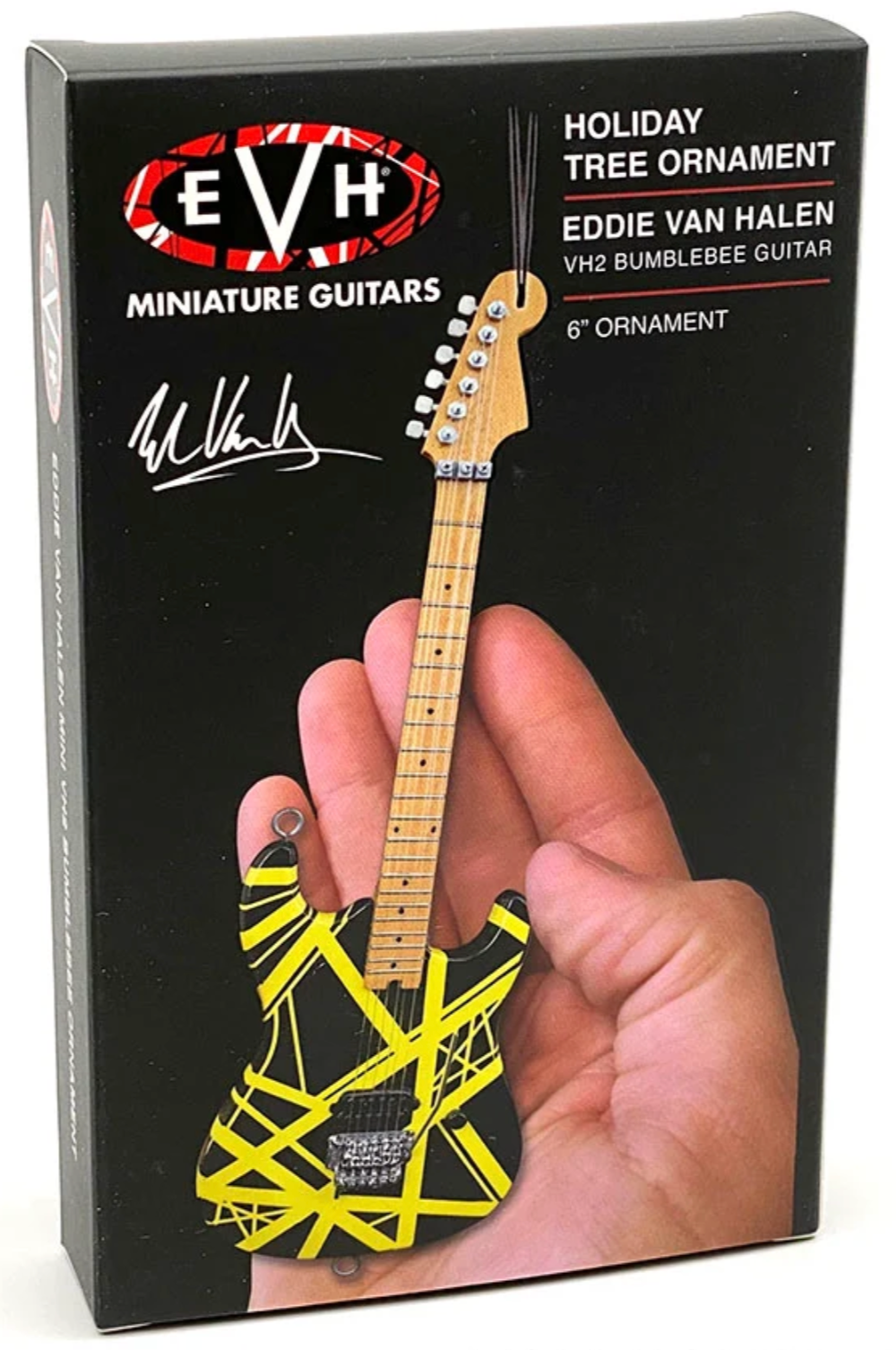 EVH Bumblebee Guitar Holiday Ornament - 6"