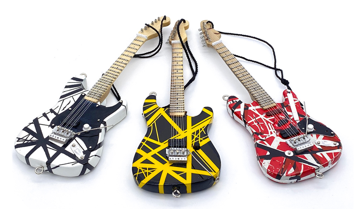 EVH – “Franky” (White/Black) 6″ Holiday Ornament