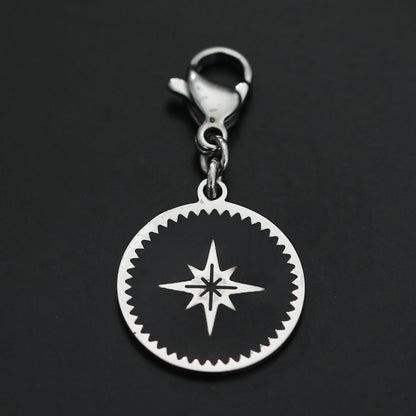 KAILA : Breloque symbole étoile argentée