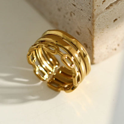 Bague triple empilable ORIA