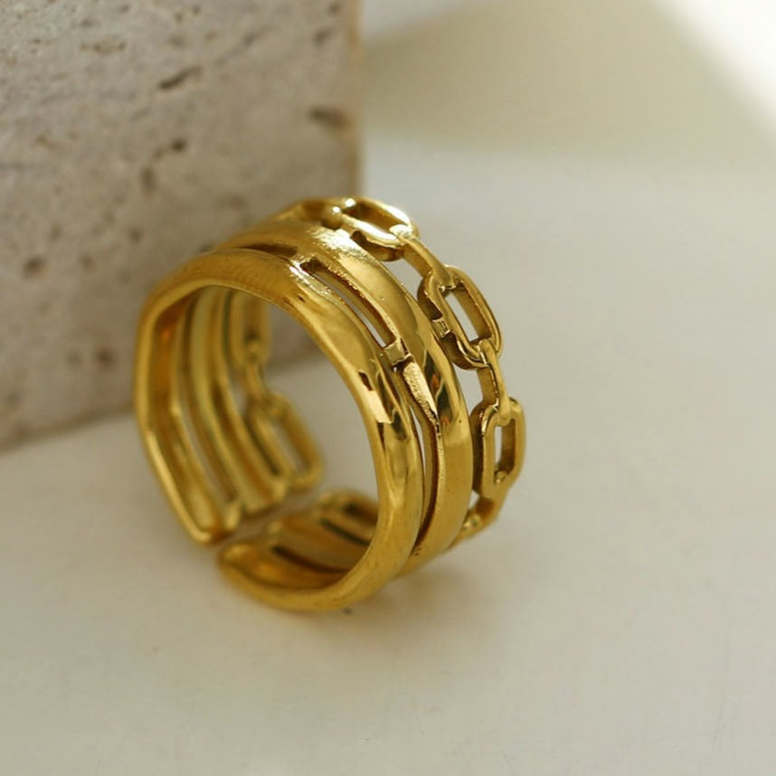 Bague triple empilable ORIA