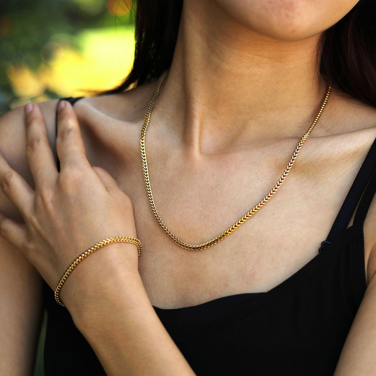 CAMI Gold: Cuban Link Chain Necklace