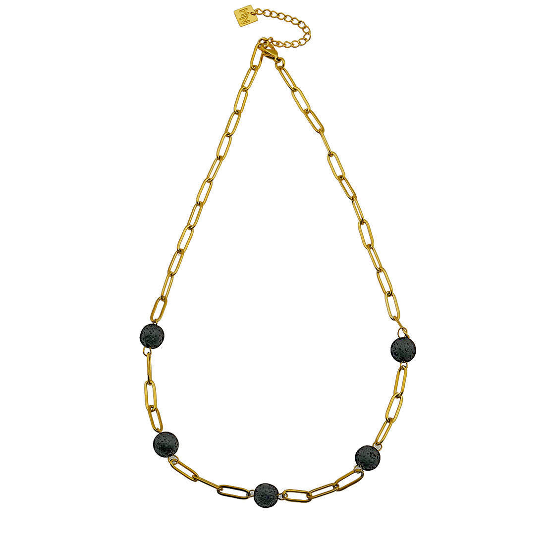 MYAH Volcanic Lava Stone Necklace