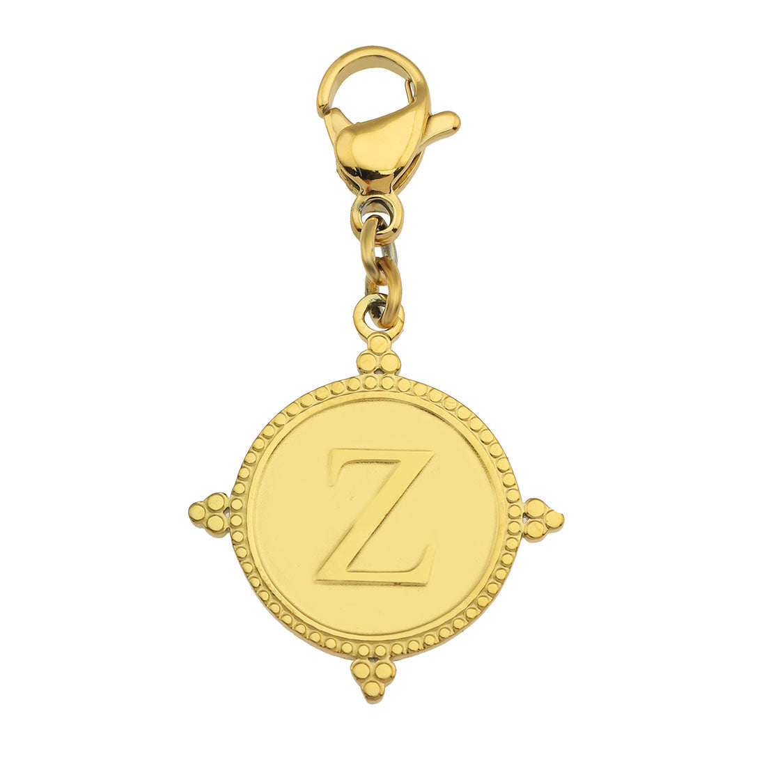 Gold Ornate Alphabet Letter Charms (A–Z) for Necklaces & Bracelets
