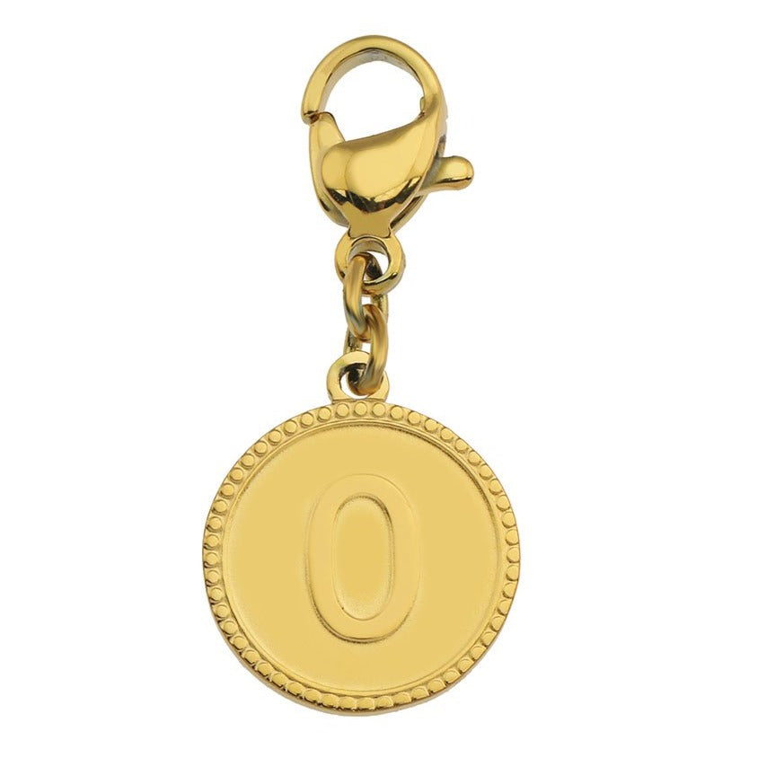 Gold Ornate Alphabet Letter Charms (A–Z) for Necklaces & Bracelets