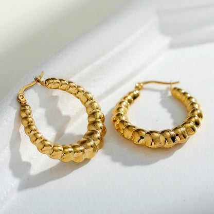 ANYA 72201G Croissant Hoops Gold