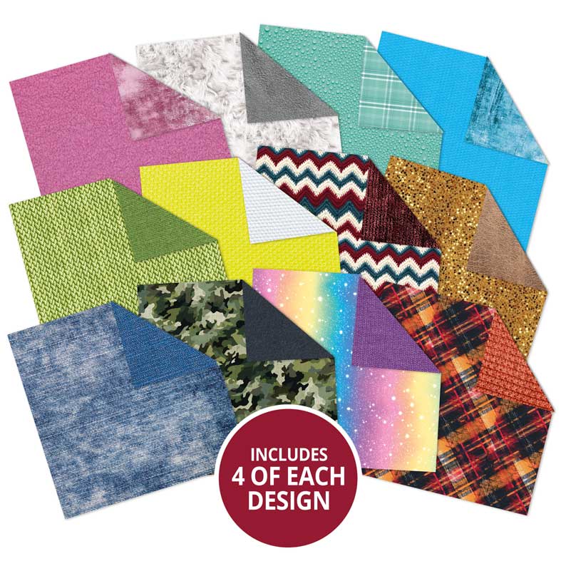 Textile Fabrics & Fibres 8" x 8" Paper Pad