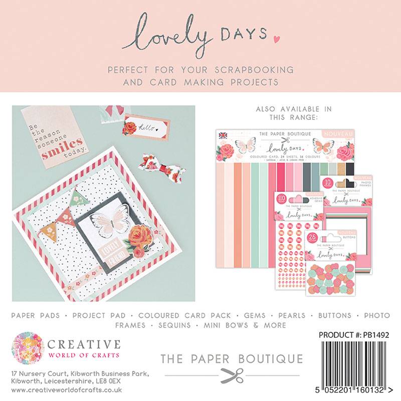 Bloc de papier 8x8 The Paper Boutique Lovely Days