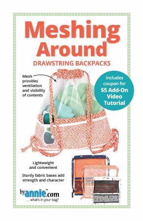 Meshing Around Drawstring Back Pack - By Annie