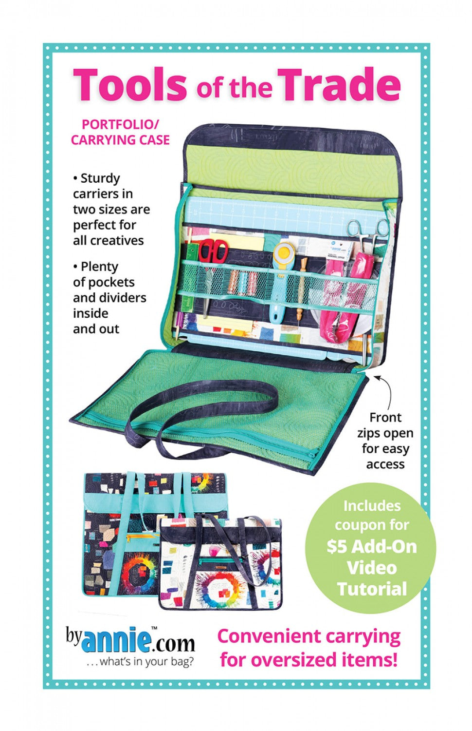 Tools of the Trade - Portfolio/Carrying Case - By Annie