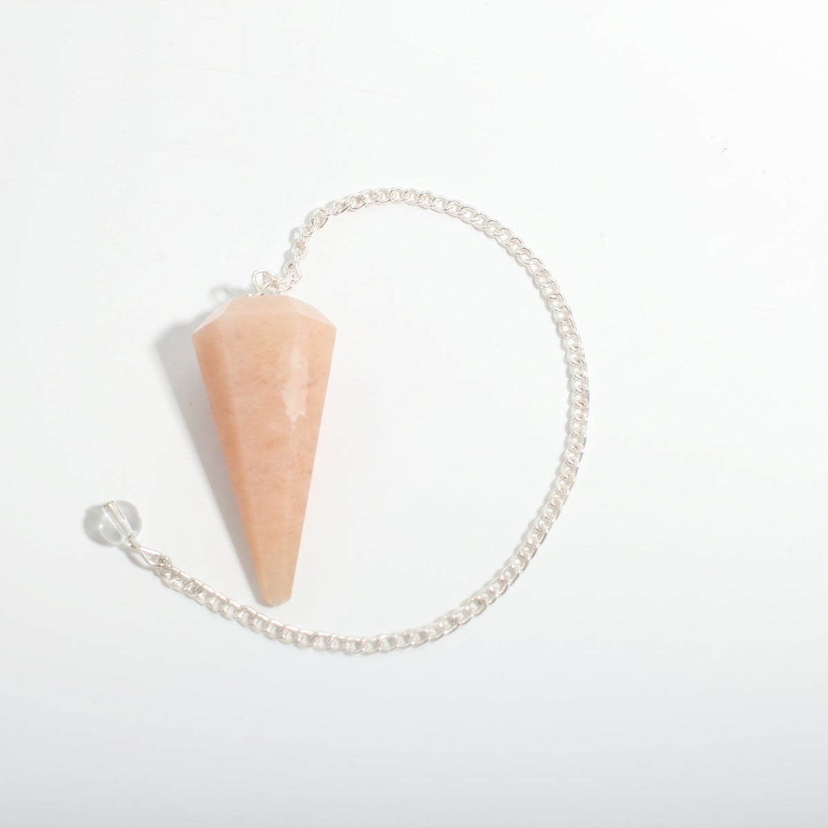 Peach Aventurine Pendulum 6 Facet & Bead - 3 Pack