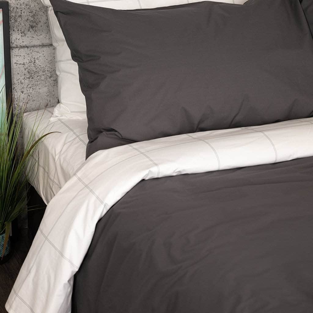 Parure de draps en percale de coton biologique essentielle