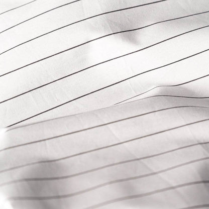 Housse de couette et taies d'oreiller en percale de coton bio essentielle
