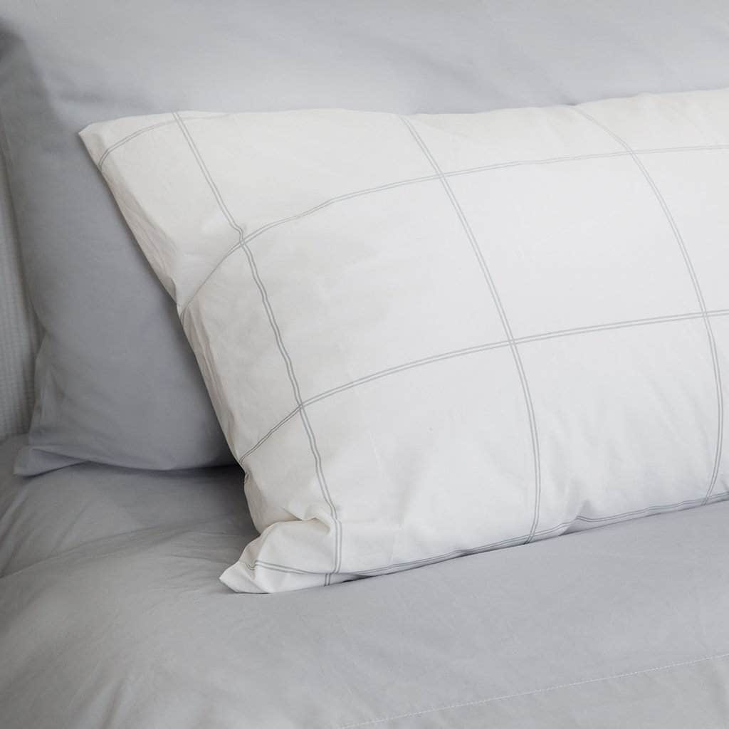 Lot de taies d'oreiller essentielles en percale de coton biologique