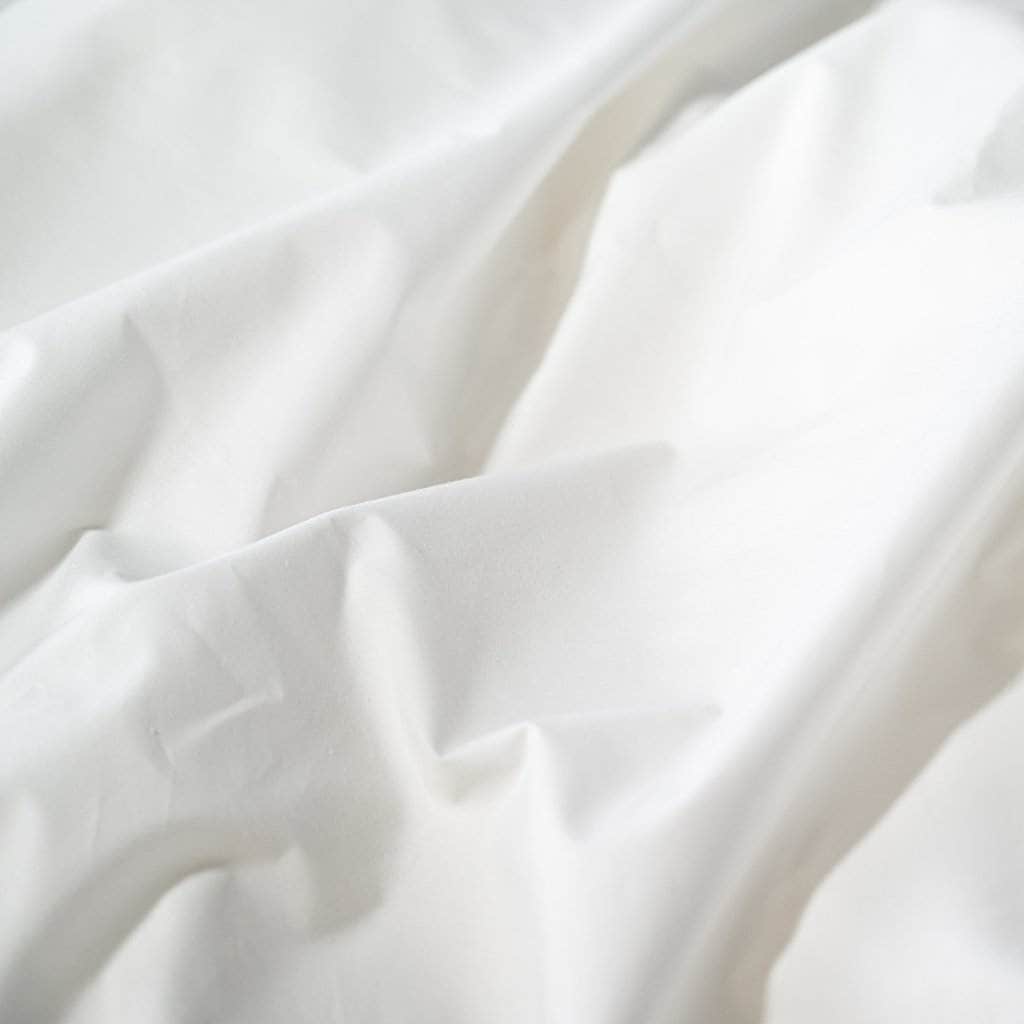 Lot de taies d'oreiller essentielles en percale de coton biologique