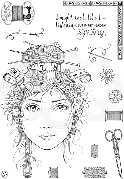 Tampon Transparent A5 Sew Lovely