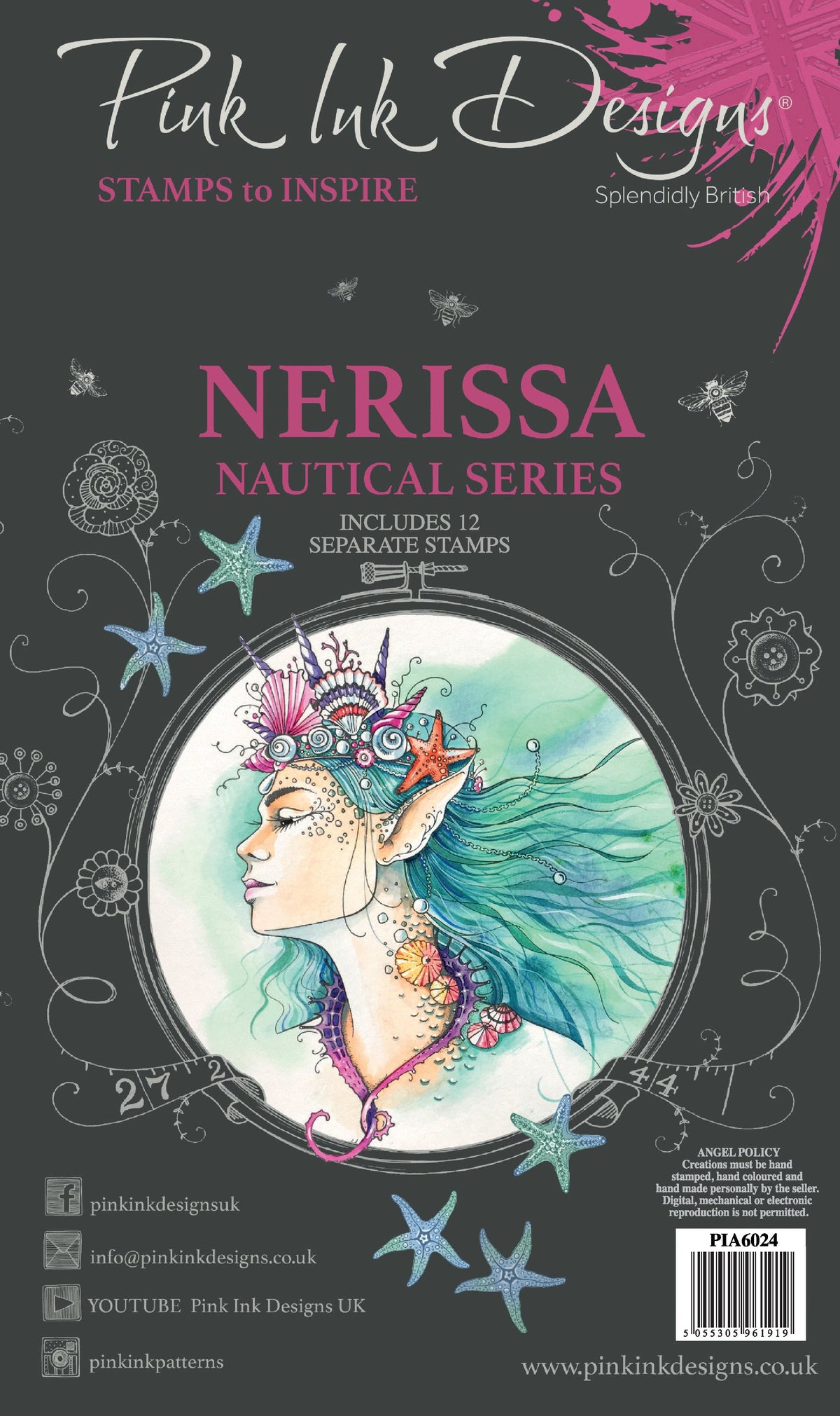 Pink Ink Designs – Tampons transparents Nerissa A6
