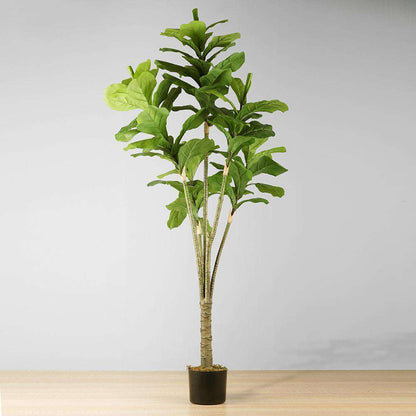 Plante d'intérieur artificielle en pot Fiddle Leaf Piña 1,5 m