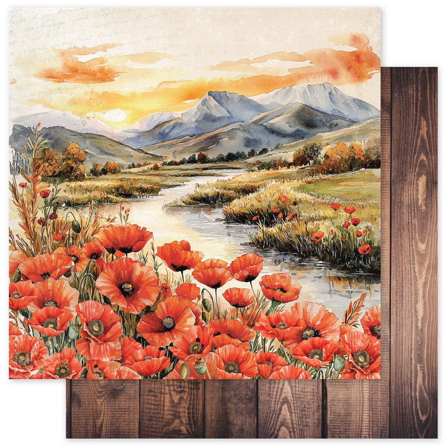 Poppy Garden Basics 12x12 Paper Collection 34644
