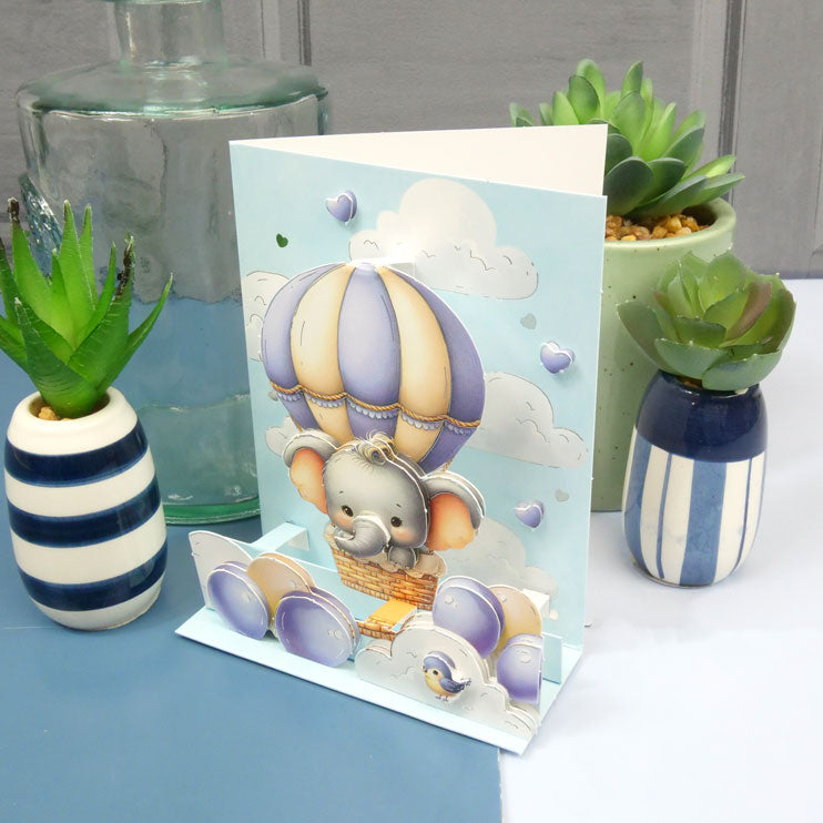 Pop-Up Stepper Card - Hello Little One