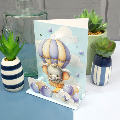 Pop-Up Stepper Card - Hello Little One