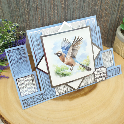 Cartes découpées à motif en aluminium – Centre de table carré