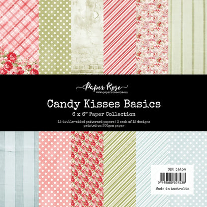 Collection de papiers Candy Kisses Basics 6x6 31434