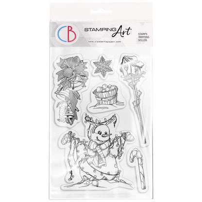 Ciao Bella Clear Stamp Set 4"x6" Lumières d'Hiver