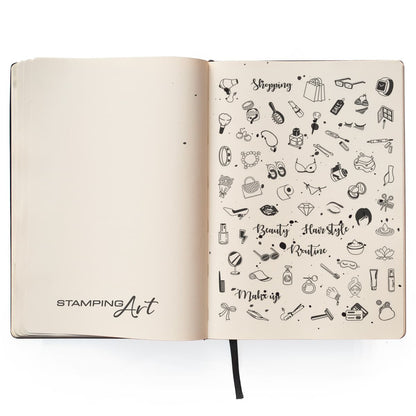 Ciao Bella Set de Tampons Transparents 4"x6" BuJo Beauté