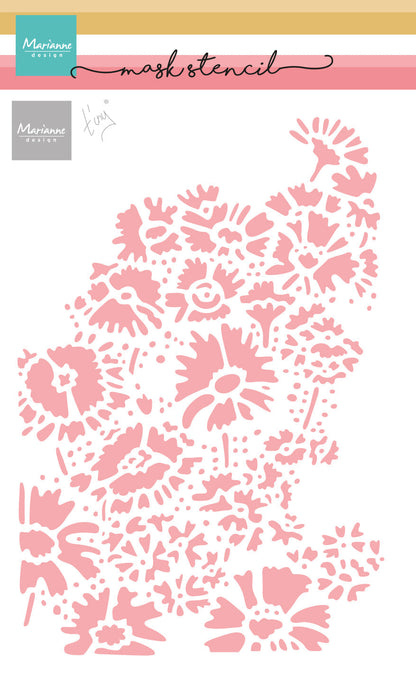 Marianne Design Pochoir Masque - Le Champ De Fleurs De Tiny