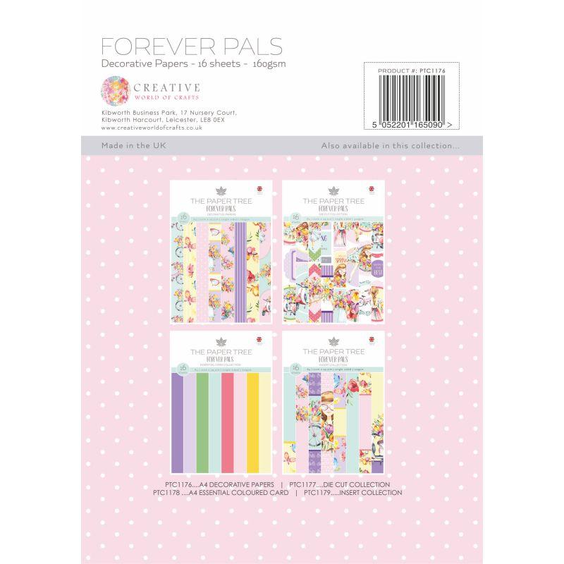The Paper Tree Forever Pals Papiers de fond A4