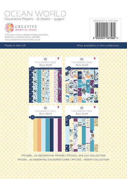 Papiers de fond A4 The Paper Tree Ocean World
