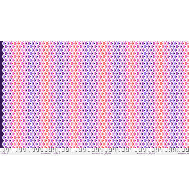 Tula Pink - Floral Reef - Dentelle Aquatique - Ultraviolet - PWTP269.ULTRAVIOLET