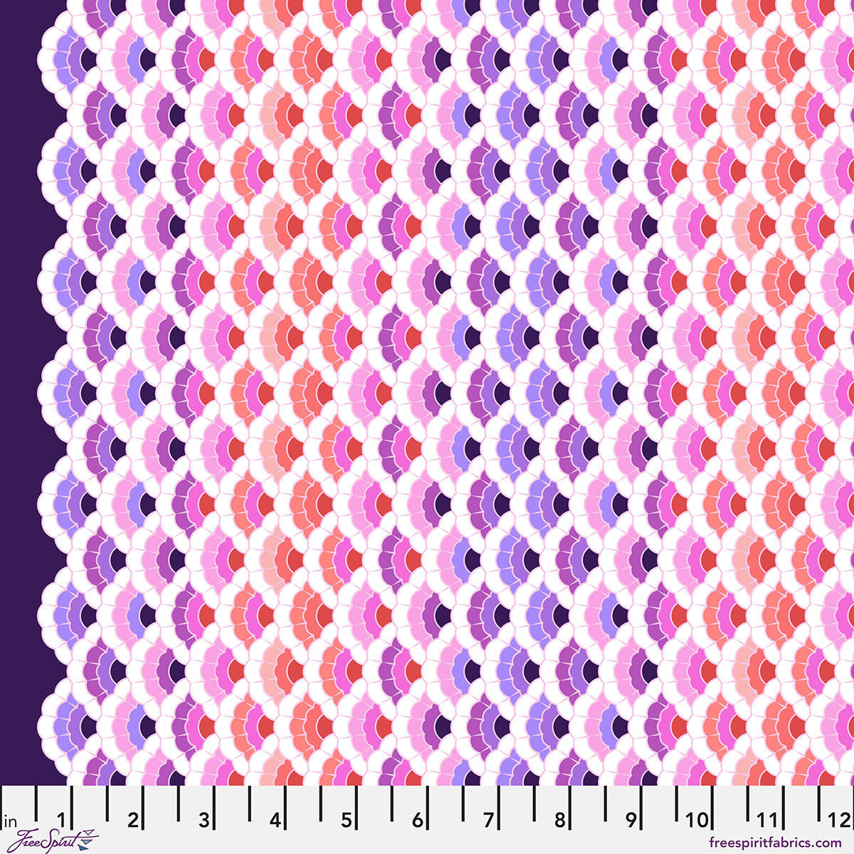 Tula Pink - Floral Reef - Dentelle Aquatique - Ultraviolet - PWTP269.ULTRAVIOLET