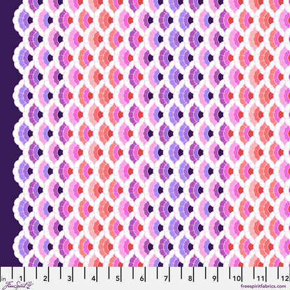 Tula Pink - Floral Reef - Dentelle Aquatique - Ultraviolet - PWTP269.ULTRAVIOLET