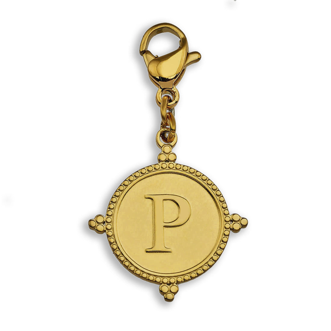 Gold Ornate Alphabet Letter Charms (A–Z) for Necklaces & Bracelets
