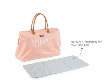 Sac à langer rose joyeux pour maman