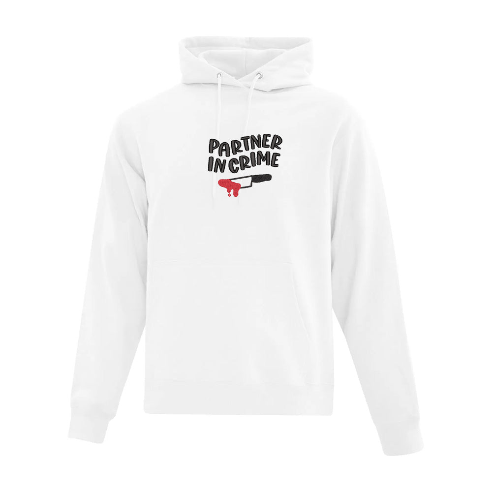 Hoodie "Partner in Crime" brodé