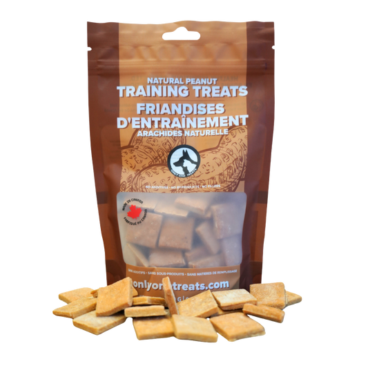 Friandises d'entraînement au beurre de cacahuète naturelles et tendres 170 g