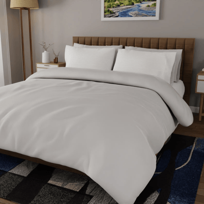 Housse de couette en percale de coton bio Essential