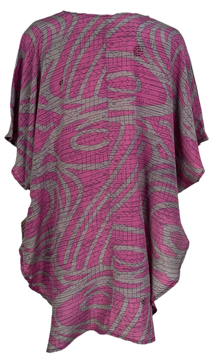 PRC7031 Avatar Pure Silk Waterfall Top