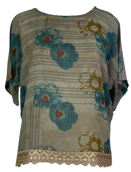 PRG5387 Haut fendu en pure soie Sheer Avatar