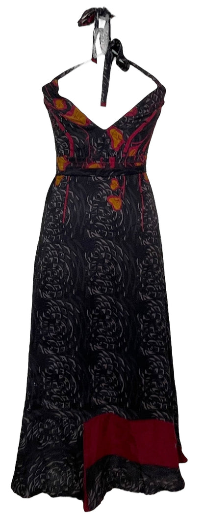 PRC7669 Avatar Pure Silk Maxi Dress with Belt
