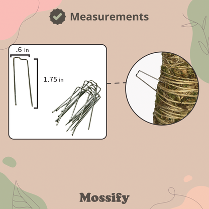 Floral Pins - Greening Pins - Moss Pole Pins