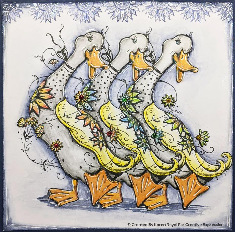 Lot de tampons transparents A5 Nip & Duck
