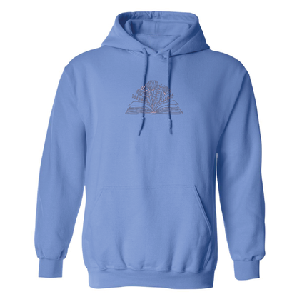 Hoodie "Blooming Book" brodé